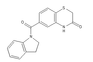 6-(indoline-1-carbonyl)-4H-1,4-benzothiazin-3-one