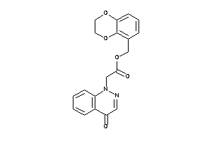 2-(4-ketocinnolin-1-yl)acetic Acid 2,3-dihydro-1,4-benzodioxin-5-ylmethyl Ester
