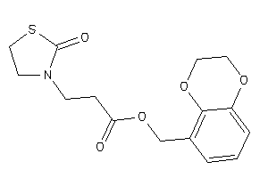 3-(2-ketothiazolidin-3-yl)propionic Acid 2,3-dihydro-1,4-benzodioxin-5-ylmethyl Ester