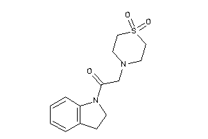 2-(1,1-diketo-1,4-thiazinan-4-yl)-1-indolin-1-yl-ethanone