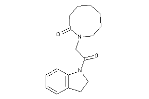 1-(2-indolin-1-yl-2-keto-ethyl)azocan-2-one