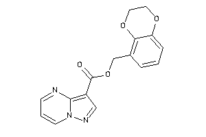 Pyrazolo[1,5-a]pyrimidine-3-carboxylic Acid 2,3-dihydro-1,4-benzodioxin-5-ylmethyl Ester