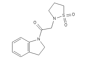2-(1,1-diketo-1,2-thiazolidin-2-yl)-1-indolin-1-yl-ethanone