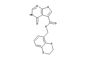 4-keto-3H-furo[2,3-d]pyrimidine-5-carboxylic Acid 2,3-dihydro-1,4-benzodioxin-5-ylmethyl Ester