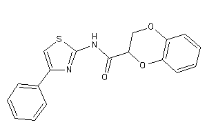 Image of N-(4-phenylthiazol-2-yl)-2,3-dihydro-1,4-benzodioxine-3-carboxamide