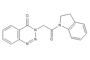 3-(2-indolin-1-yl-2-keto-ethyl)-1,2,3-benzotriazin-4-one