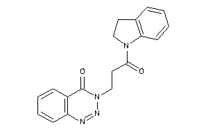 3-(3-indolin-1-yl-3-keto-propyl)-1,2,3-benzotriazin-4-one