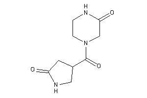4-(5-ketopyrrolidine-3-carbonyl)piperazin-2-one