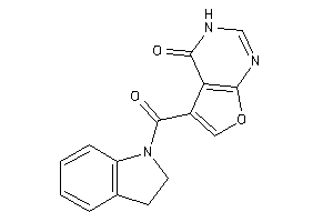 5-(indoline-1-carbonyl)-3H-furo[2,3-d]pyrimidin-4-one