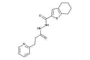 N'-[3-(2-pyridyl)propanoyl]-4,5,6,7-tetrahydrobenzothiophene-2-carbohydrazide