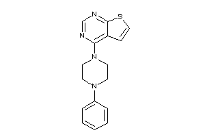 4-(4-phenylpiperazino)thieno[2,3-d]pyrimidine