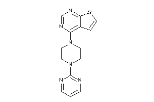 4-[4-(2-pyrimidyl)piperazino]thieno[2,3-d]pyrimidine