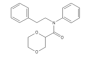 N-phenethyl-N-phenyl-1,4-dioxane-2-carboxamide