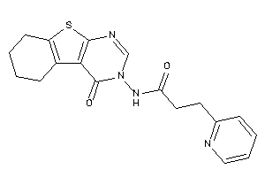 N-(4-keto-5,6,7,8-tetrahydrobenzothiopheno[2,3-d]pyrimidin-3-yl)-3-(2-pyridyl)propionamide