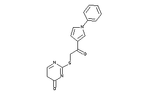 2-[[2-keto-2-(1-phenylpyrrol-3-yl)ethyl]thio]-5H-pyrimidin-4-one