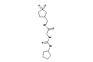 2-(cyclopentylcarbamoylamino)-N-[(1,1-diketothiolan-3-yl)methyl]acetamide