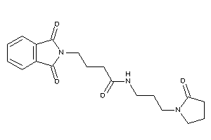 Image of N-[3-(2-ketopyrrolidino)propyl]-4-phthalimido-butyramide