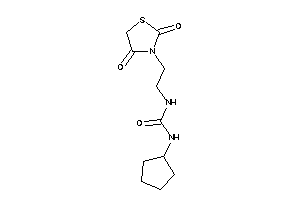 1-cyclopentyl-3-[2-(2,4-diketothiazolidin-3-yl)ethyl]urea