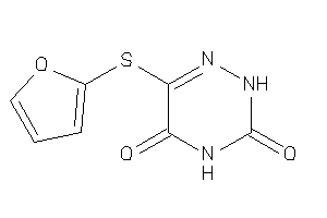 6-(2-furylthio)-2H-1,2,4-triazine-3,5-quinone
