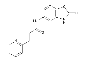 N-(2-keto-3H-1,3-benzoxazol-5-yl)-3-(2-pyridyl)propionamide