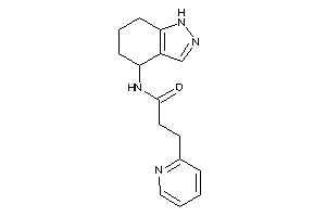 3-(2-pyridyl)-N-(4,5,6,7-tetrahydro-1H-indazol-4-yl)propionamide