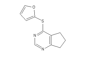 4-(2-furylthio)-6,7-dihydro-5H-cyclopenta[d]pyrimidine
