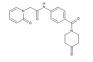 N-[4-(4-ketopiperidine-1-carbonyl)phenyl]-2-(2-keto-1-pyridyl)acetamide