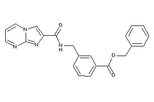 3-[(imidazo[1,2-a]pyrimidine-2-carbonylamino)methyl]benzoic Acid Benzyl Ester