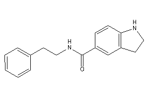 N-phenethylindoline-5-carboxamide