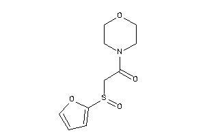 2-(2-furylsulfinyl)-1-morpholino-ethanone