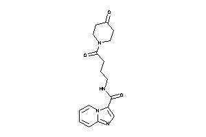Image of N-[4-keto-4-(4-ketopiperidino)butyl]imidazo[1,2-a]pyridine-3-carboxamide
