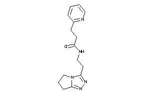 N-[2-(6,7-dihydro-5H-pyrrolo[2,1-c][1,2,4]triazol-3-yl)ethyl]-3-(2-pyridyl)propionamide