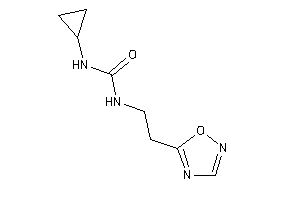 1-cyclopropyl-3-[2-(1,2,4-oxadiazol-5-yl)ethyl]urea