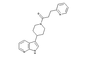 3-(2-pyridyl)-1-[4-(1H-pyrrolo[2,3-b]pyridin-3-yl)piperidino]propan-1-one