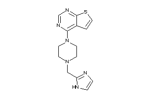 4-[4-(1H-imidazol-2-ylmethyl)piperazino]thieno[2,3-d]pyrimidine