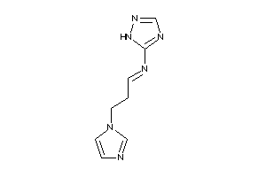 3-imidazol-1-ylpropylidene(1H-1,2,4-triazol-5-yl)amine