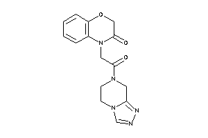 4-[2-(6,8-dihydro-5H-[1,2,4]triazolo[4,3-a]pyrazin-7-yl)-2-keto-ethyl]-1,4-benzoxazin-3-one