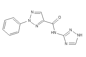 2-phenyl-N-(1H-1,2,4-triazol-3-yl)triazole-4-carboxamide