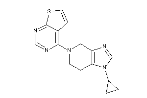 4-(1-cyclopropyl-6,7-dihydro-4H-imidazo[4,5-c]pyridin-5-yl)thieno[2,3-d]pyrimidine
