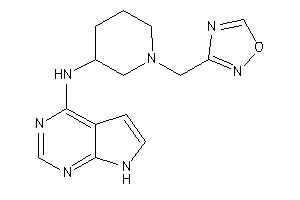 [1-(1,2,4-oxadiazol-3-ylmethyl)-3-piperidyl]-(7H-pyrrolo[2,3-d]pyrimidin-4-yl)amine