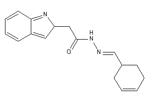 N-(cyclohex-3-en-1-ylmethyleneamino)-2-(2H-indol-2-yl)acetamide