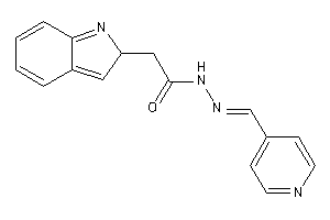 2-(2H-indol-2-yl)-N-(4-pyridylmethyleneamino)acetamide