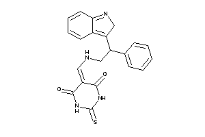 5-[[[2-(2H-indol-3-yl)-2-phenyl-ethyl]amino]methylene]-2-thioxo-hexahydropyrimidine-4,6-quinone
