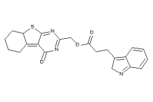 3-(2H-indol-3-yl)propionic Acid (4-keto-6,7,8,8a-tetrahydro-5H-benzothiopheno[2,3-d]pyrimidin-2-yl)methyl Ester