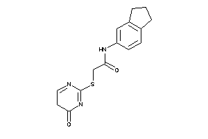 Image of N-indan-5-yl-2-[(4-keto-5H-pyrimidin-2-yl)thio]acetamide