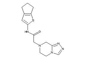 N-(5,6-dihydro-4H-cyclopenta[b]thiophen-2-yl)-2-(6,8-dihydro-5H-[1,2,4]triazolo[4,3-a]pyrazin-7-yl)acetamide