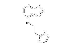 2-thiazol-2-ylethyl(thieno[2,3-d]pyrimidin-4-yl)amine