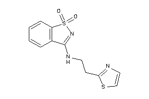 Image of (1,1-diketo-1,2-benzothiazol-3-yl)-(2-thiazol-2-ylethyl)amine