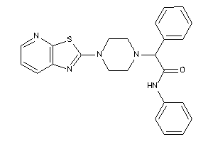 N,2-diphenyl-2-(4-thiazolo[5,4-b]pyridin-2-ylpiperazino)acetamide