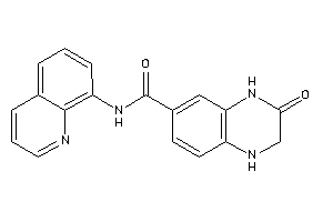 3-keto-N-(8-quinolyl)-2,4-dihydro-1H-quinoxaline-6-carboxamide